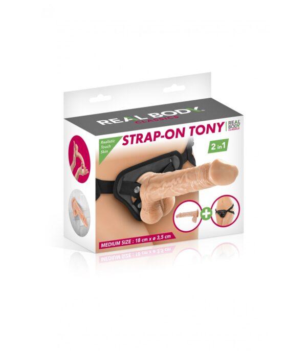 ARNES CON DILDO REALÍSTICO TONY 18 CM-REAL BODY (Saint Sual) EAN: 3479225141275 - Imagen 2