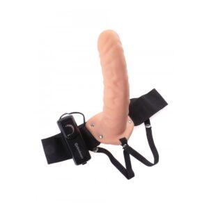 ARNÉS HUECO VIBRADOR STRAP-ON CARNE 20 CM-PIPEDREAM - FETISH FANTASY (Saint Sual) EAN: 603912329919