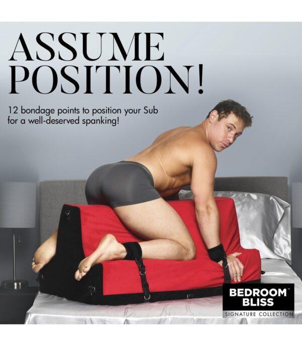 BANCO LOVER'S BONDAGE BENCH ROJO-XR - BEDROOM BLISS (Saint Sual) EAN: 848518053121 - Imagen 4