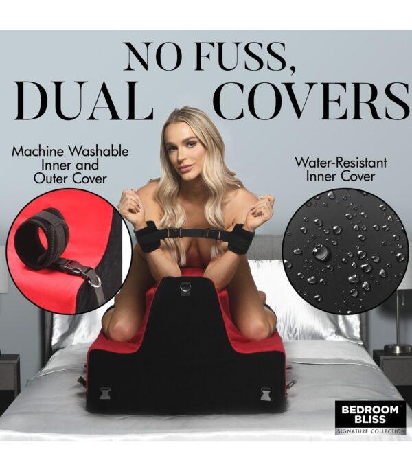 BANCO LOVER'S BONDAGE BENCH ROJO-XR - BEDROOM BLISS (Saint Sual) EAN: 848518053121 - Imagen 6