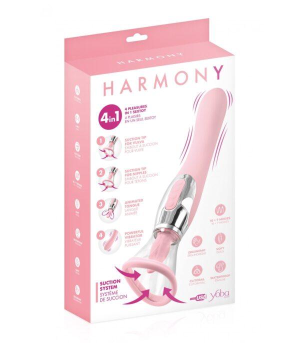 BOMBA HARMONY MUJER 4 EN 1 ROSA-YOBA (Saint Sual) EAN: 3479225700960 - Imagen 3