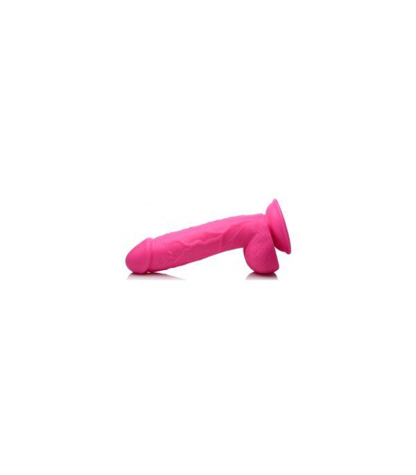 DILDO REALÍSTICO C/ TESTÍCULOS 21 CM ROSA-XR - POP PECKERS (Saint Sual) EAN: 848518044839 - Imagen 4