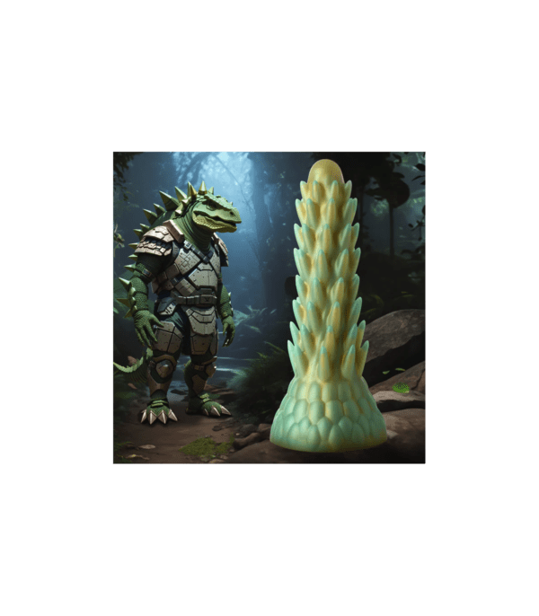 DILDO SILICONA STEGOSAURUS SPIKY REPTILE-XR - CREATURE COCKS (Saint Sual) EAN: 848518053282 - Imagen 3