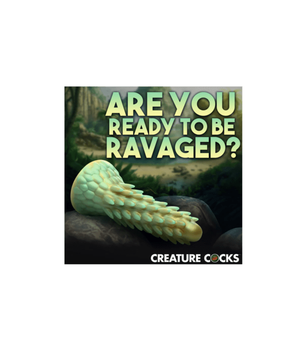 DILDO SILICONA STEGOSAURUS SPIKY REPTILE-XR - CREATURE COCKS (Saint Sual) EAN: 848518053282 - Imagen 4