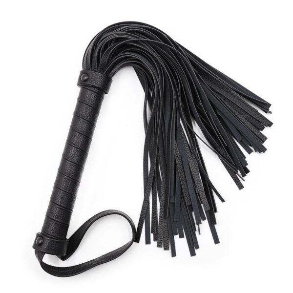 Flogger Clásico 42 cm Negro-LATETOBED BDSM LINE (LoveCherry) EAN: 8436583793282 - Imagen 2