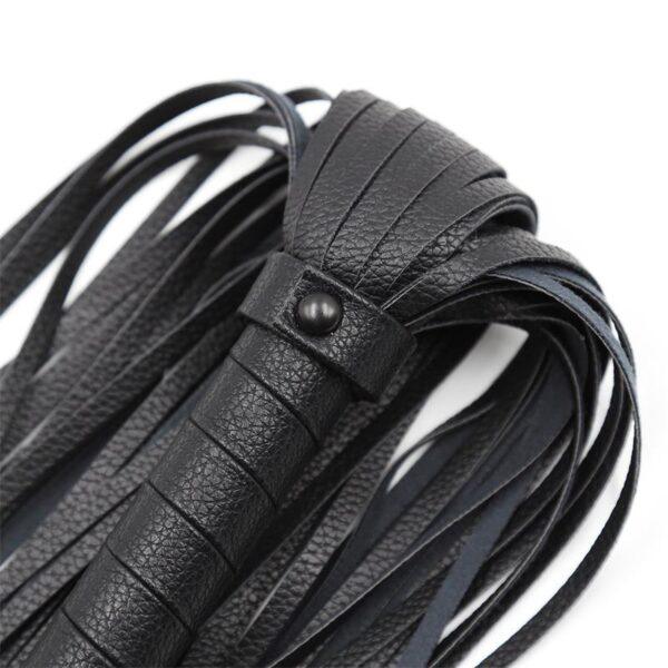 Flogger Clásico 42 cm Negro-LATETOBED BDSM LINE (LoveCherry) EAN: 8436583793282 - Imagen 5