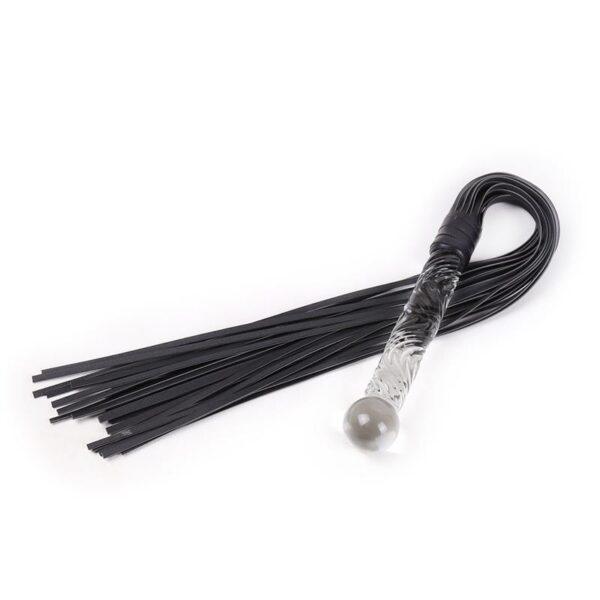 Flogger con Mango de Cristal 70 cm-LATETOBED BDSM LINE (LoveCherry) EAN: 8436615000869 - Imagen 3