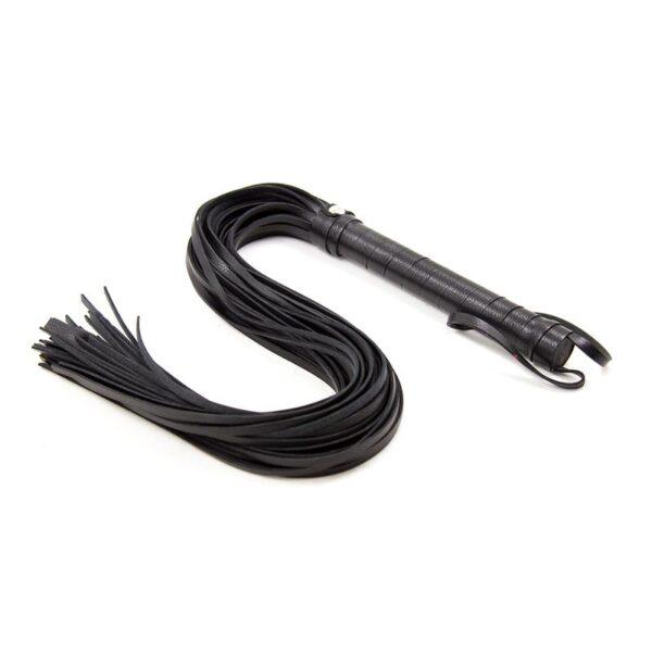 Flogger Mango de Metal 69 cm Negro-LATETOBED BDSM LINE (LoveCherry) EAN: 8436583794166 - Imagen 2