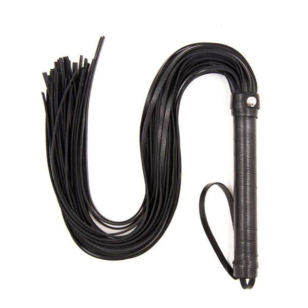 Flogger Mango de Metal 69 cm Negro-LATETOBED BDSM LINE (LoveCherry) EAN: 8436583794166