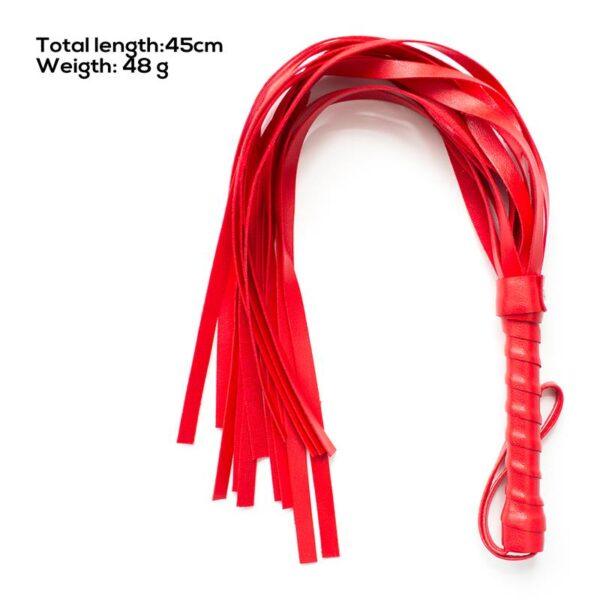 Flogger Rojo 45 cm-LATETOBED BDSM LINE (LoveCherry) EAN: 8436615000821 - Imagen 5