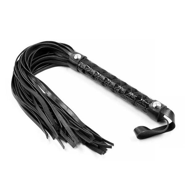 Flogger Sapphire Cuero Vegano-BLACK SAPPHIRE (LoveCherry) EAN: 8436583794920 - Imagen 3