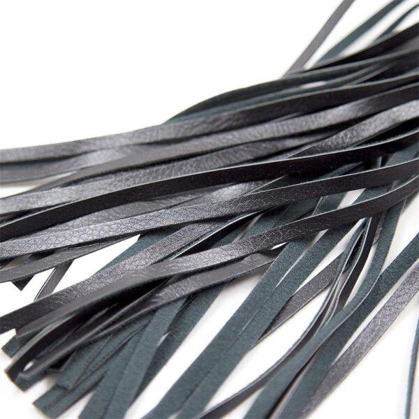 Flogger Sapphire Cuero Vegano-BLACK SAPPHIRE (LoveCherry) EAN: 8436583794920 - Imagen 4