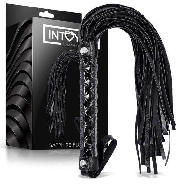 Flogger Sapphire Cuero Vegano-BLACK SAPPHIRE (LoveCherry) EAN: 8436583794920