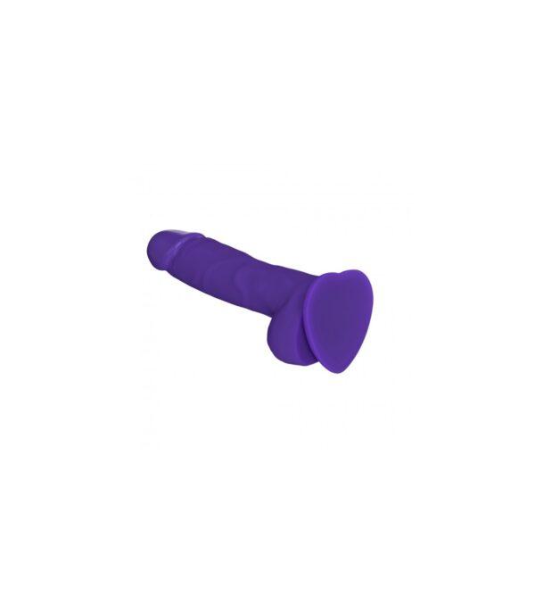 PENE REALÍSTICO SILICONA SUAVE MORADO XL-STRAP-ON-ME (Saint Sual) EAN: 3700436015926 - Imagen 4