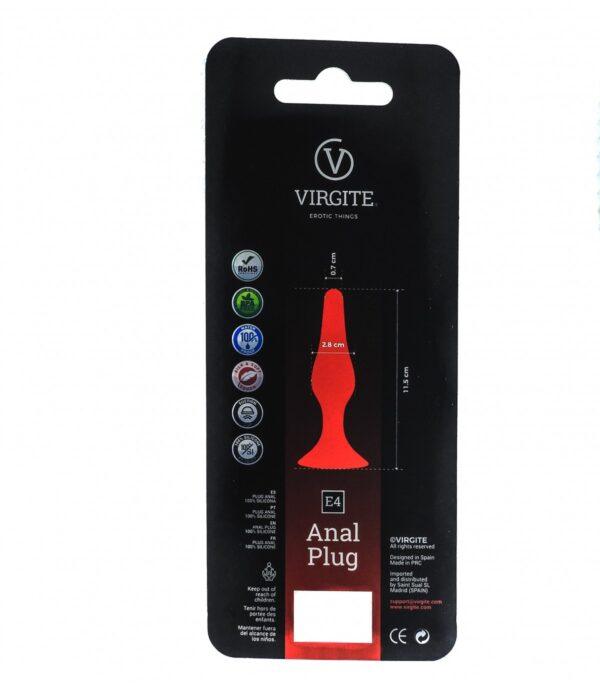 PLUG ANAL E4 NEGRO-VIRGITE - ESSENTIALS (Saint Sual) EAN: 8436572920248 - Imagen 2