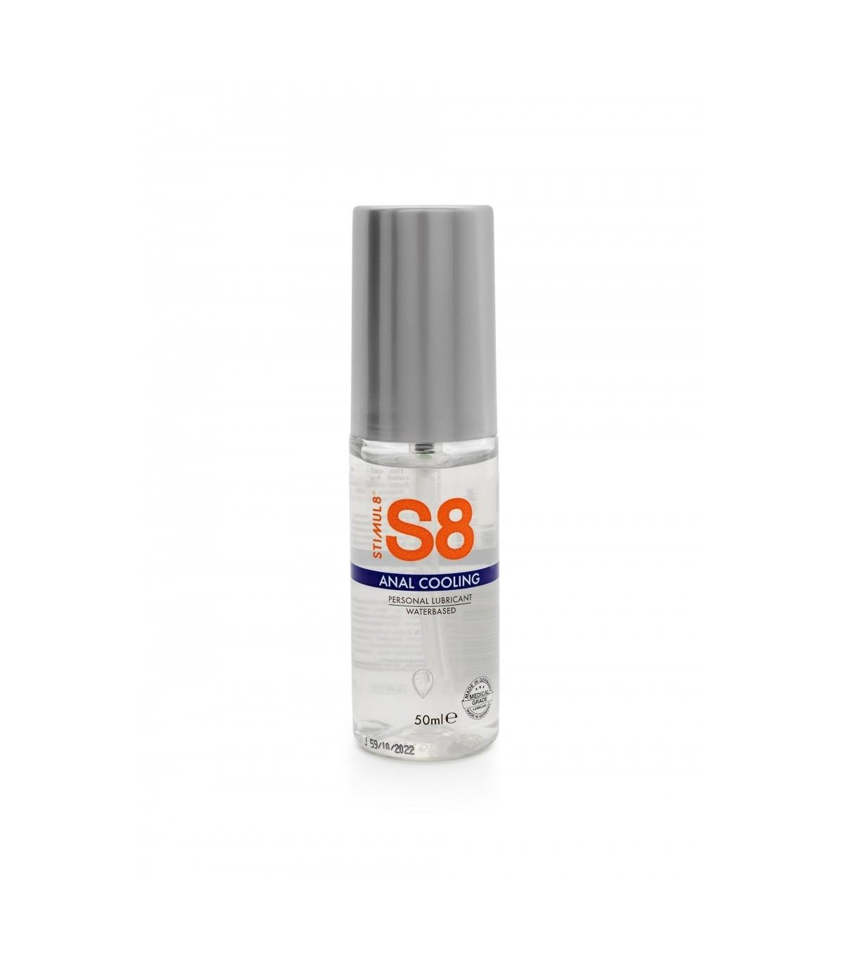 S8 LUBRICANTE ANAL BASE AGUA EF. FRIO 50 ML