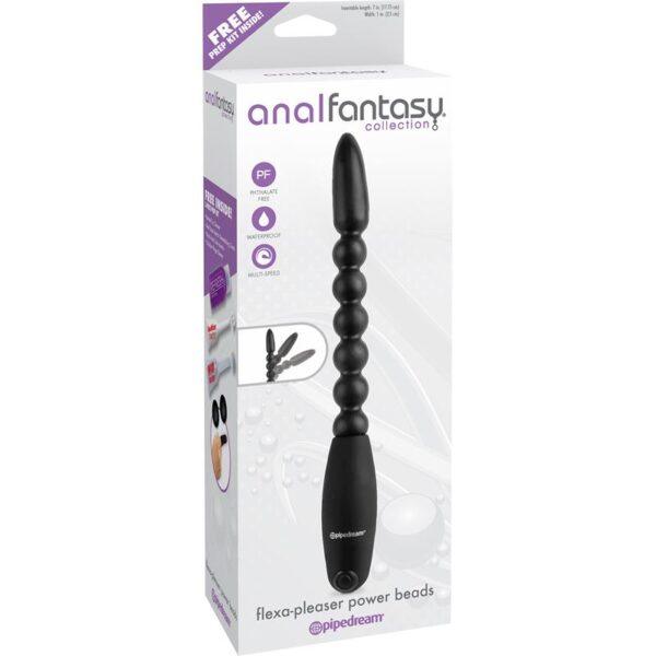 Anal Fantasy Collection  Flexa  Pleaser Power Beads - Color Negro-ANAL FANTASY COLLECT. (LoveCherry) EAN: 603912332490 - Imagen 3