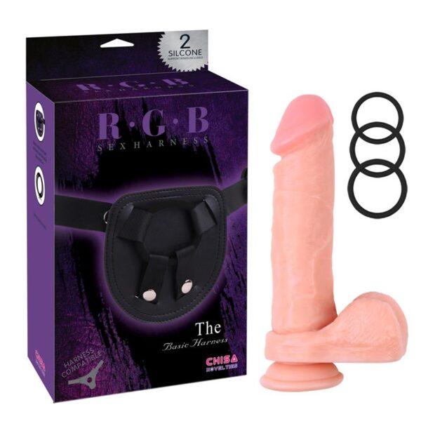 Arnés con Dildo Kyle Korver 21 cm Natural-CHISA (LoveCherry) EAN: 759746635747