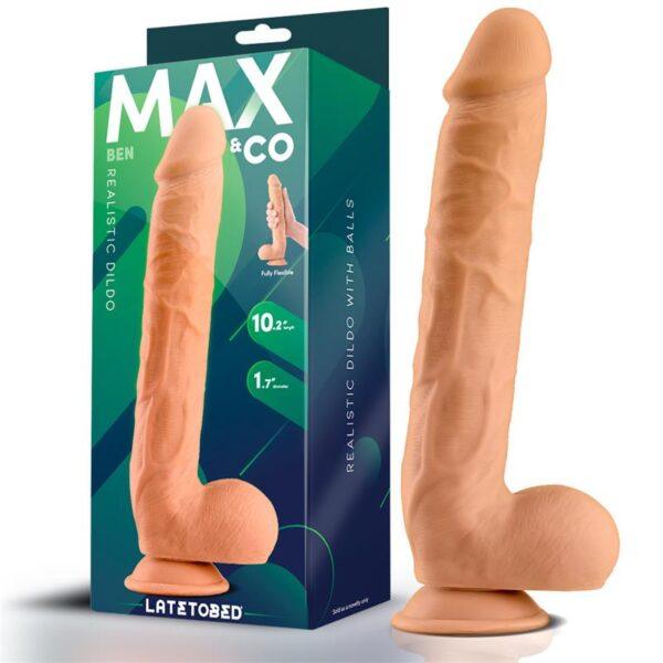 Ben Dildo Realista con Testículos 10.2 Natural-MAX & CO (LoveCherry) EAN: 8436583797174