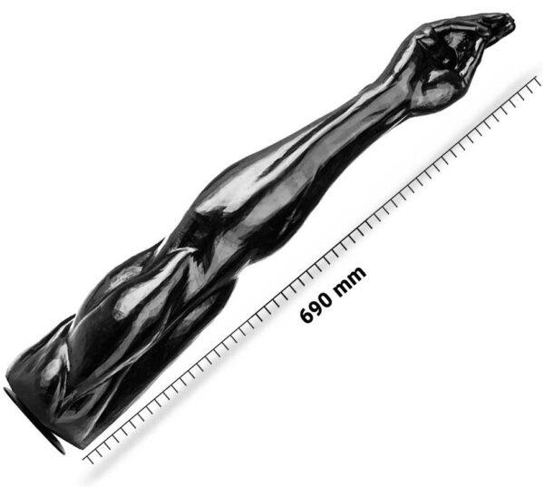 DeepR Mega Muscle Fist Arm 65 x 13,5cm Negro-DEEP'R (Fun Distri) EAN: 8718858984831 - Imagen 3