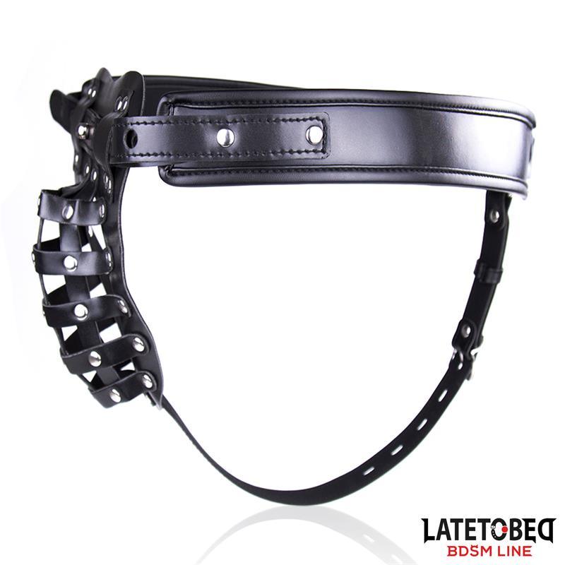 Cinturón de Castidad Masculino con Candado Ajustable-LATETOBED BDSM LINE (LoveCherry) EAN: 8436615001767.0 - Imagen 3