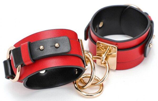 Set de lujo BDSM Negro-Rojo 8 Piezas-KinkHarness (Fun Distri) EAN: 3662811173044 - Imagen 6