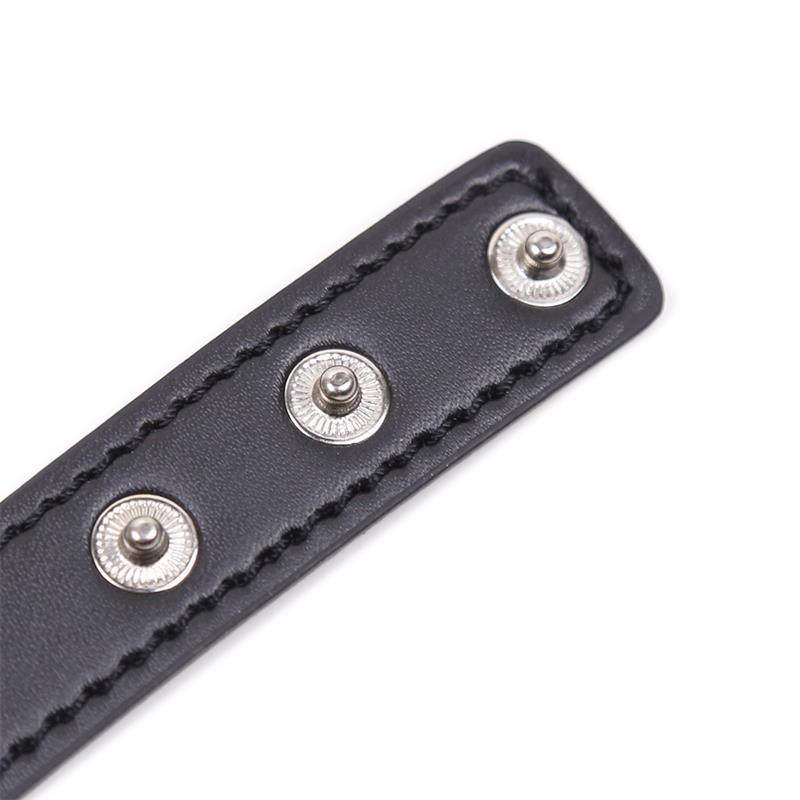 Collar con Aro en Forma de Corazón Ajustable 41,5 cm Negro-LATETOBED BDSM LINE (LoveCherry) EAN: 8436583794715.0 - Imagen 7