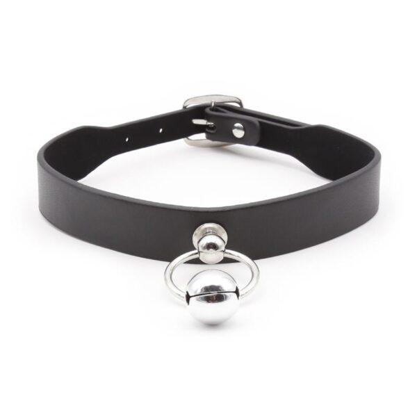 Collar con Aro y Cascabel Negro-LATETOBED BDSM LINE (LoveCherry) EAN: 3068924