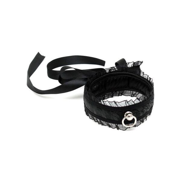 Collar de Satén Negro-BONDAGE PLAY (LoveCherry) EAN: 8718924239339 - Imagen 2