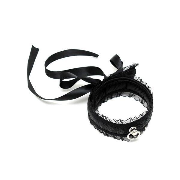 Collar de Satén Negro-BONDAGE PLAY (LoveCherry) EAN: 8718924239339 - Imagen 3