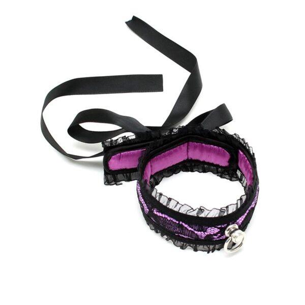 Collar de Satén Purpura-BONDAGE PLAY (LoveCherry) EAN: 8718924239353 - Imagen 3