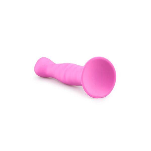 Dildo con Ventosa de Silicona - Rosa-EASYTOYS (LoveCherry) EAN: 8718627526873 - Imagen 3