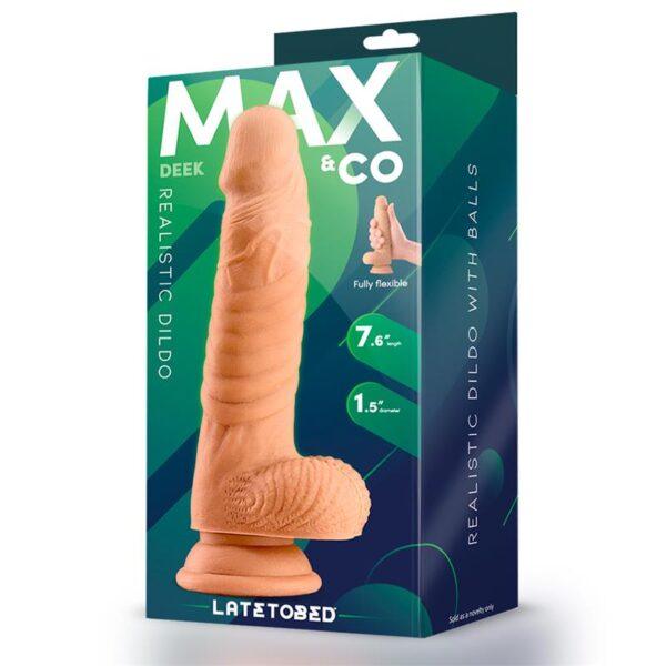 Deek Dildo Realista con Testiculos 7.6 Natural-MAX & CO (LoveCherry) EAN: 8436583797150 - Imagen 4