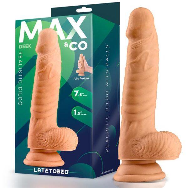 Deek Dildo Realista con Testiculos 7.6 Natural-MAX & CO (LoveCherry) EAN: 8436583797150