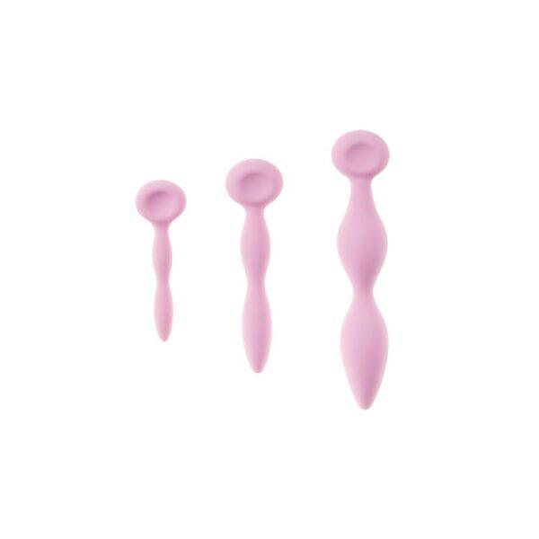 Dilatadores Vaginales Intimrelax Rosa Silicona-FEMINTIMATE (LoveCherry) EAN: 8433345203713 - Imagen 2