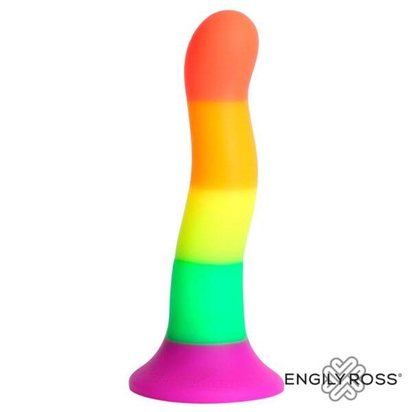 Dildo Color Arcoiris 18 cm-DILDOX BY ENGILY ROSS (LoveCherry) EAN: 8436615002269 - Imagen 2