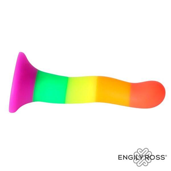 Dildo Color Arcoiris 18 cm-DILDOX BY ENGILY ROSS (LoveCherry) EAN: 8436615002269 - Imagen 3