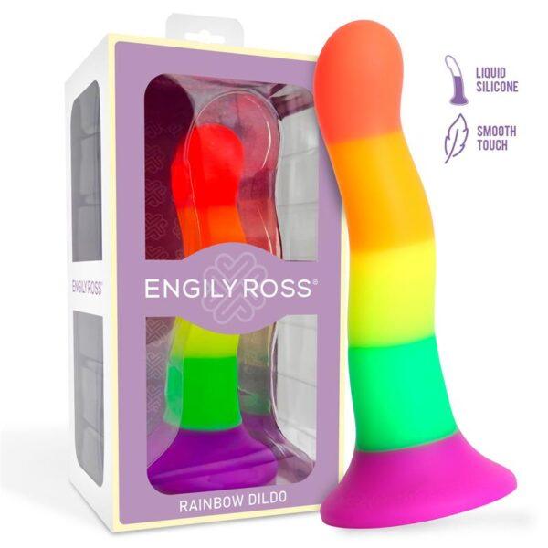 Dildo Color Arcoiris 18 cm-DILDOX BY ENGILY ROSS (LoveCherry) EAN: 8436615002269