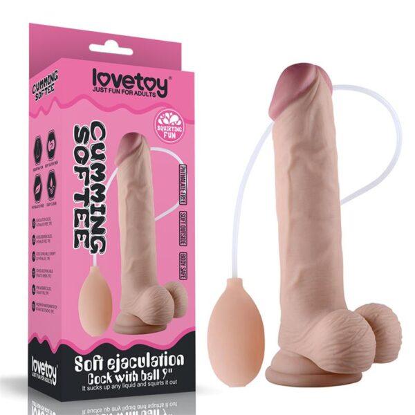 Dildo con Función Squirting 9-LOVETOY (LoveCherry) EAN: 6970260908986 - Imagen 8