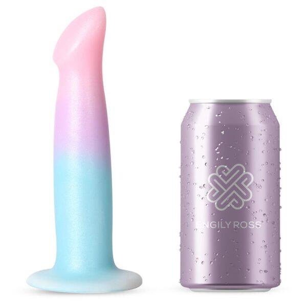 Dildo con Vibración y Ventosa Color Degradado 17 cm-DILDOX BY ENGILY ROSS (LoveCherry) EAN: 8436615002214 - Imagen 4