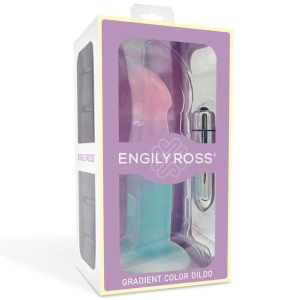 Dildo con Vibración y Ventosa Color Degradado 17 cm-DILDOX BY ENGILY ROSS (LoveCherry) EAN: 8436615002214 - Imagen 6