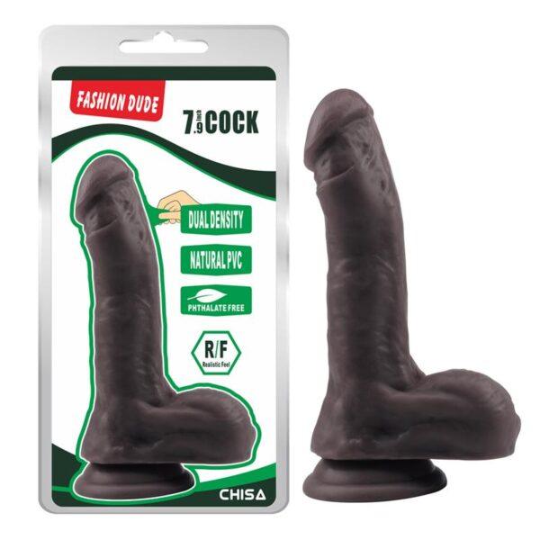Dildo Dual Density Fashion Dude 20.5 x 4.5 cm Marron-CHISA (LoveCherry) EAN: 759746957030