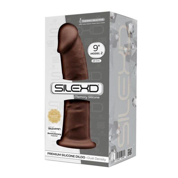 Dildo Dual Density Mod. 2 - 9 Marrón-SILEXD (LoveCherry) EAN: 8433345220581