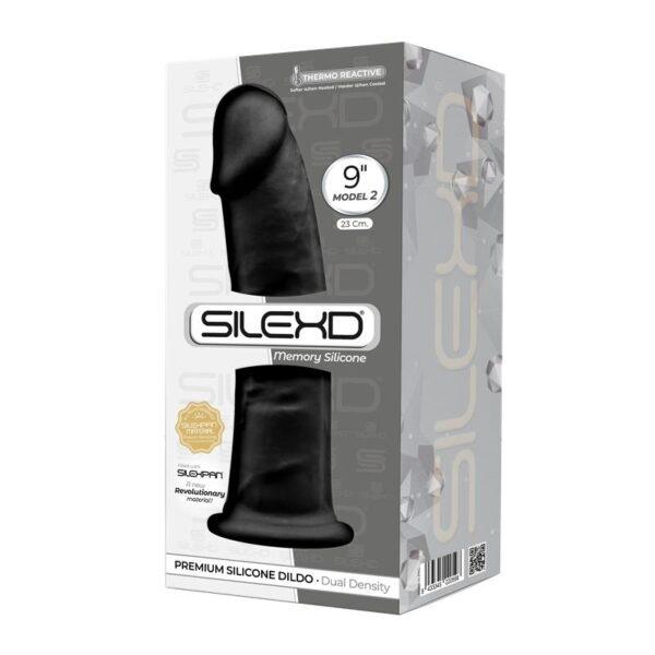 Dildo Dual Density Mod. 2 - 9 Negro-SILEXD (LoveCherry) EAN: 8433345220598