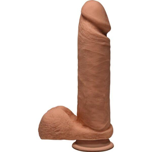 Dildo Dual Density Perfect D y Testículos 8 Caramelo-THE D BY DOC JOHNSON (LoveCherry) EAN: 782421058937