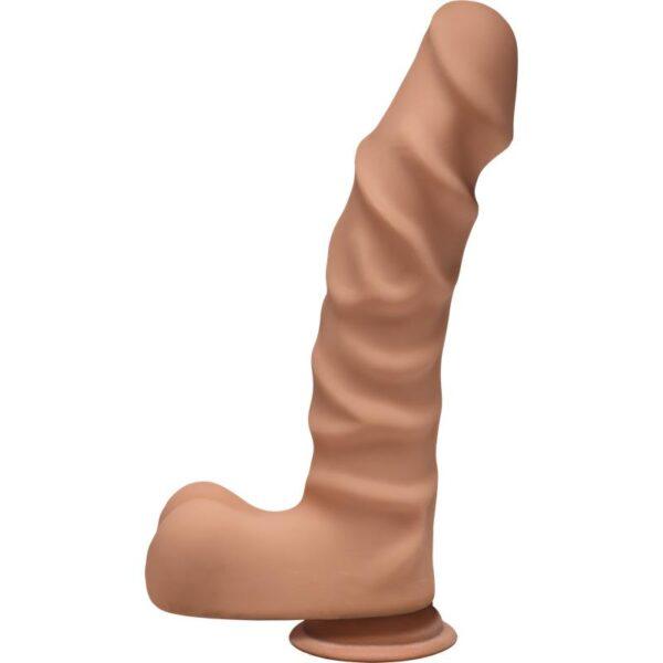 Dildo Dual Density RaginD con Testículos 9 Caramel-THE D BY DOC JOHNSON (LoveCherry) EAN: 782421058845