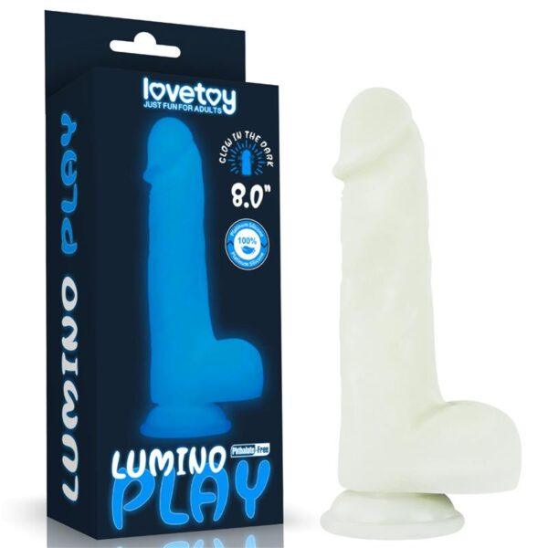 Dildo Lumino Play 8.0-LOVETOY (LoveCherry) EAN: 6942063400103 - Imagen 7