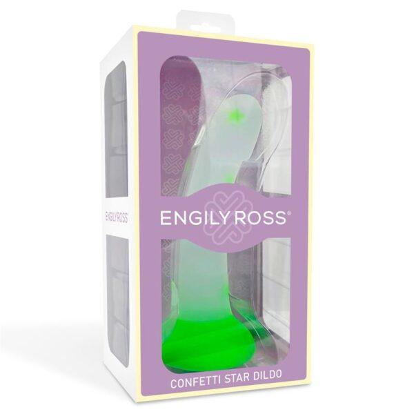 Dildo que Brilla en la Oscuridad Confetti Star 17 cm-DILDOX BY ENGILY ROSS (LoveCherry) EAN: 8436615002252 - Imagen 7