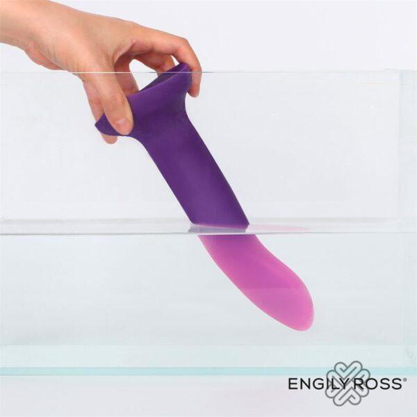 Dildo que Cambia de Color Púpura a Rosa Talla L 21 cm-DILDOX BY ENGILY ROSS (LoveCherry) EAN: 8436615002290 - Imagen 2