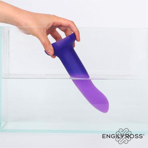 Dildo que Cambia de Color Púrpura a Rosa Talla S 14 cm-DILDOX BY ENGILY ROSS (LoveCherry) EAN: 8436615002191 - Imagen 2